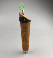 Poignée de robinet de bière en résine lumineuse LED, logo personnalisé illuminé, bouton de robinet de fût 3D figuratif, décoration de bar