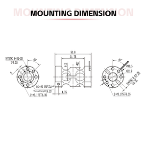T903S sensore di coppia statica personalizzabile a piccola gamma per il rilevamento della coppia Micro-meccanica - Product Image 3