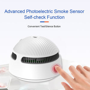 Détecteur de fumée PGST Wifi ZigBee avec <span class=keywords><strong>bouton</strong></span> de <span class=keywords><strong>test</strong></span> et de silence, certification EN14604/UL217, autonomie de la batterie de 10 ans - Product Image 2