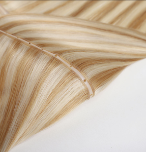 Extensions de cheveux invisibles haute densité en trame papillon, gris brun <span class=keywords><strong>foncé</strong></span>, double tirage, cheveux humains vierges chinois pour la perte de cheveux - Product Image 3