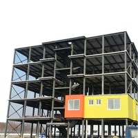 Bâtiment en acier modulaire préfabriqué moderne à assembler facilement pour hôtels, appartements, résidences multi-étages, villas et écoles