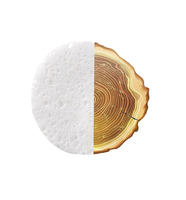 Esponja de planta OEM Toalla de cara de limpieza profunda Puffs cosméticos para exfoliar y aclarar la piel