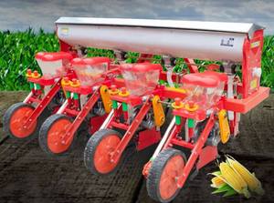 Sembradora de Maíz de Doble Hilera de Alta Productividad con Caja de Cambios y Motor para Uso con Tractor - Product Image 3