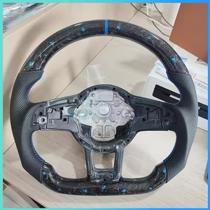 พวงมาลัย Alcantara แบบปรับแต่งได้สำหรับ Volkswagen <span class=keywords><strong>VW</strong></span> Golf 7 MK7 Mk7.5 GTI <span class=keywords><strong>Scirocco</strong></span> POLO <span class=keywords><strong>GTS</strong></span> R line 2014-2017 - Product Image 6