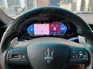 12.3 ''kỹ thuật số cụm cho Maserati Levante 2016-2020 Linux <span class=keywords><strong>LCD</strong></span> Bảng điều khiển cụ bảng điều chỉnh tốc độ Meter đồ chơi buồng lái máy nghe nhạc - Product Image 2