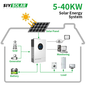 Centro de Venta al por Mayor: Sistema Solar Off-Grid de 10KW para Residencias con Almacenamiento de Energía, Diseño Fotovoltaico Integral Directo de Fábrica - Product Image 3
