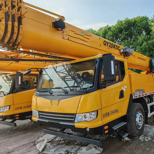 Grue d'occasion QY25KC 25 tonnes, bien entretenue, testée et fonctionnelle, prix abordable, grue d'occasion 25t 50t 70t 80t 100t en promotion - Product Image 1