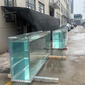 Approvisionnement Direct d'usine aquaponiques table commerciale aquarium en verre artificiel aquarium à poissons - Product Image 4