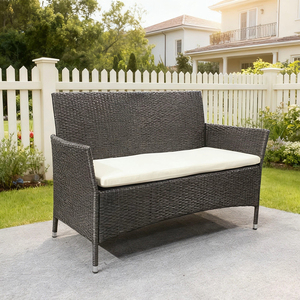 Ensemble <span class=keywords><strong>de</strong></span> mobilier d'extérieur en rotin trois pièces bon marché pour canapés en rotin pour cour et <span class=keywords><strong>jardin</strong></span> et mobilier d'extérieur en rotin - Product Image 4