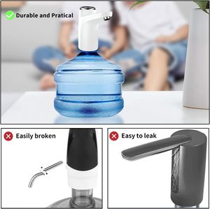 Electric Pump <b>Drinking</b> <b>Fountain</b> USB Rechargeable Automatic Portable Water Dispenser Pump Dispensador De Agua Water Machine - Product Image 4