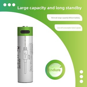 Batterie au lithium à charge rapide Type-C 14500 3,7 V pour rasoir et lampe de poche, haute capacité, lot de 2/lot de 4, électronique grand public - Product Image 5