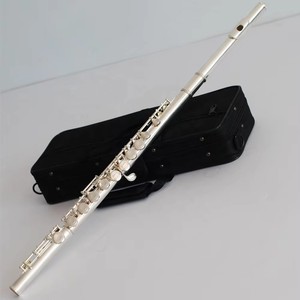 Trung Quốc Nhà Máy Sáo 16 Lỗ Đóng Lỗ Cupronickel Bạc Mạ Cho Trẻ Em Và Người Lớn Cộng Với U-Sáo Cho Bán - Product Image 2