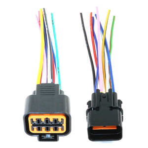 DJ7083A-<span class=keywords><strong>2.2</strong></span>-11/21 Bloque de terminales de cable LED para aviación, válvula solenoide 2PM, conector de batería de cable magnético rápido, cobre ABS - Product Image 5
