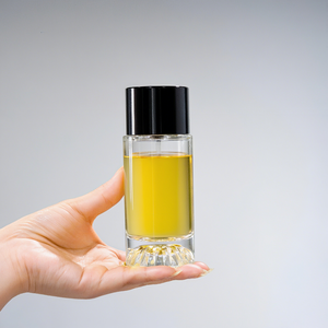 Chất Lượng Cao 100Ml 3.4Oz Vòng Xi Lanh Nước Hoa Thủy Tinh Trong Suốt Chai 15Mm Uốn Bơm Phun - Product Image 6