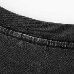 Digital Printed Acid Washed T-<b>shirt</b> Distressed <b>Men</b> Streetwear Black Custom Graphic Vintage Distressed T <b>Shirts</b> Tshirt for <b>Men</b> - Product Image 3