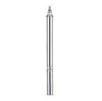 Pompe à eau submersible pour puits profond 90QJ2 SS, haute pression 170m, sortie 1 pouce, débit 2m³/h, 380V, pour irrigation agricole et usage domestique