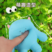 Balles amusantes et mignonnes en forme de monstre des neiges, jouets sensoriels parfumés, jouets anti-stress à presser pour enfants et adultes