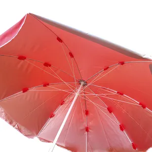 Customization logo printed beach umbrella big size outdoor sun shade umbrella promotional umbrella