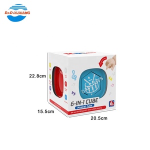 Machine de tri de formes multifonctionnelle pour contes pour enfants Éducation précoce <span class=keywords><strong>Cube</strong></span> de batterie <span class=keywords><strong>Cube</strong></span> occupé Jouets et musique - Product Image 6