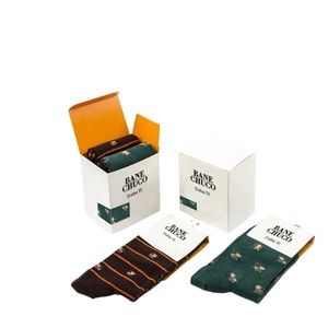 Customized corrugated paper box underwear socks towel scarves packaging box