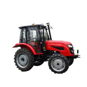 Marque chinoise LUTONG mini tracteur tracror 40hp 50hp 60hp 70hp prix bon marché labourage équipement de terrain machine tracteur pour usage agricole