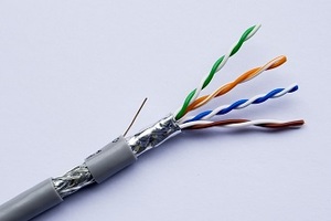 Prova del passaggio di prova reelex cartone 305m rotolo di imballaggio 23 24awg 4 doppino intrecciato lszh pvc 4 paia 305m cat6 ftp lan cavo rj45 cat 6 - Product Image 4