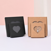 Boîte cadeau en carton blanc kraft vierge pour savon artisanal, bijoux, mariage, fête, avec revêtement UV noir, pelliculage mat et gaufrage