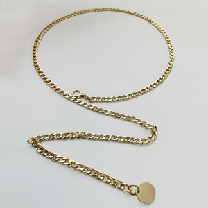 Chaîne de taille pour <span class=keywords><strong>femme</strong></span>, accessoire de robe décoratif fin, <span class=keywords><strong>ceinture</strong></span> chaîne, largeur 0,5 cm, boucle à ardillon, petit style, <span class=keywords><strong>ceinture</strong></span> en métal argenté - Product Image 1