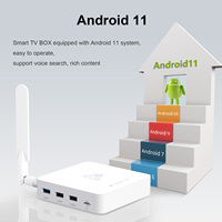 Nouvelle boîte TV AI-SR H96 MAX M12 Amlogic S928X AV1 8K Android 11 WiFi 6 Smart TV Box avec télécommande vocale 2.4G