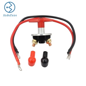 Interrupteur de déconnexion de batterie 300A 12-60V interrupteur de coupure interrupteur d'isolement à clé fixe robuste pour voiture camion marine RVS - Product Image 1