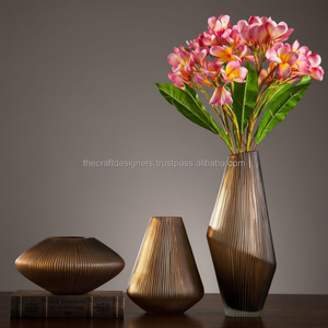 Macetas de lujo portátiles y macetas de flores, mesa decorativa de Metal, vajilla de estilo decorativo, florero de lujo, los mejores precios - Product Image 1