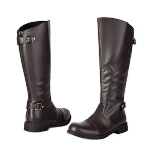 YL6156 Fashion Top Quality Waterproof New Polo <strong>Men</strong> Horse Riding Leather Long Zipper Riding Leather <strong>Boots</strong> <strong>Tall</strong> <strong>Boot</strong> - Product Image 2