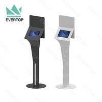 LSF18 Kiosque pour iPad 10-13 "Stand Anti Theft Public Tablet Kiosk Stand for iPad Display Stand with Aura LED Light