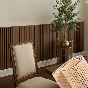 แผ่นไม้เส้นใยโพลีเอสเตอร์ช่วยลดเสียงแผ่นผนังดูดซับเสียงสำหรับห้องดนตรีและห้องประชุมแผงเพดาน - Product Image 5