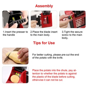 Coupe-légumes manuel, jarretelles de cuisine en ligne, pour ail, coupeuse de légumes, mandolin - Product Image 4