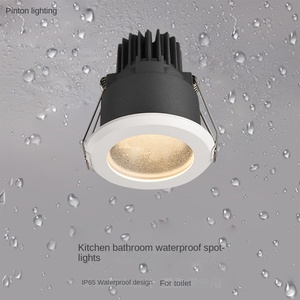 Aluminium <span class=keywords><strong>LED</strong></span> encastré Anti-éblouissement plafonnier DC12V 24V salle de bain <span class=keywords><strong>douche</strong></span> 12W Downlight Anti-buée Downlight étanche projecteur - Product Image 2
