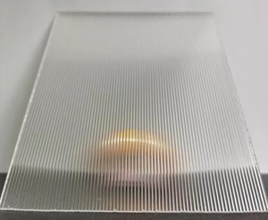 <span class=keywords><strong>Plaque</strong></span> en plexiglas cannelé transparent 2/8 pouces, panneaux acryliques rainurés, <span class=keywords><strong>plaque</strong></span> extrudée texturée, feuille de plastique Perspex - Product Image 5