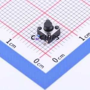 K2-1109SP-B3SA-04 Tactile Switch SMD-4P,4.5x4.5mm Switch 1.8N Vertical Mount 4.5mm 4.5mm - Product Image 1