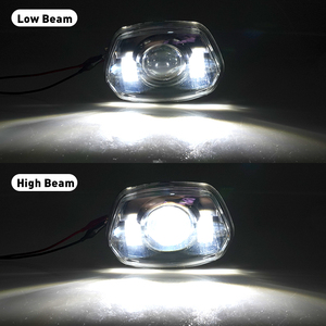 ไฟหน้า LED <span class=keywords><strong>สี</strong></span><span class=keywords><strong>ดำ</strong></span> Yongjin สำหรับ <span class=keywords><strong>Sprint</strong></span> <span class=keywords><strong>150</strong></span> สำหรับรถสกู๊ตเตอร์เวสป้า+อุปกรณ์เสริม - Product Image 4