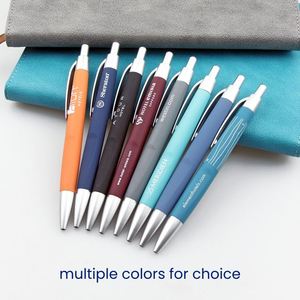 Bolígrafos Retráctiles Promocionales Económicos de Bajo Costo con Logotipo Personalizado, Tinta Negra Multicolor - Diseño Moderno para Uso Escolar y de Oficina - Product Image 3