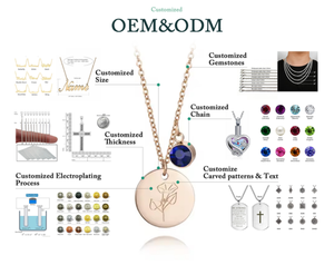 Op maat gemaakte logo laser gegraveerde roestvrijstalen ronde kleine kralen bedels sieraden verguld gepersonaliseerde sieraden accessoires - Product Image 6