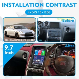 Cho Nissan Gtr All-in-One Car <span class=keywords><strong>Navigation</strong></span> <span class=keywords><strong>GPS</strong></span> màn hình lớn Android thông minh đảo ngược hình ảnh DVD TV kết hợp Carplay - Product Image 2