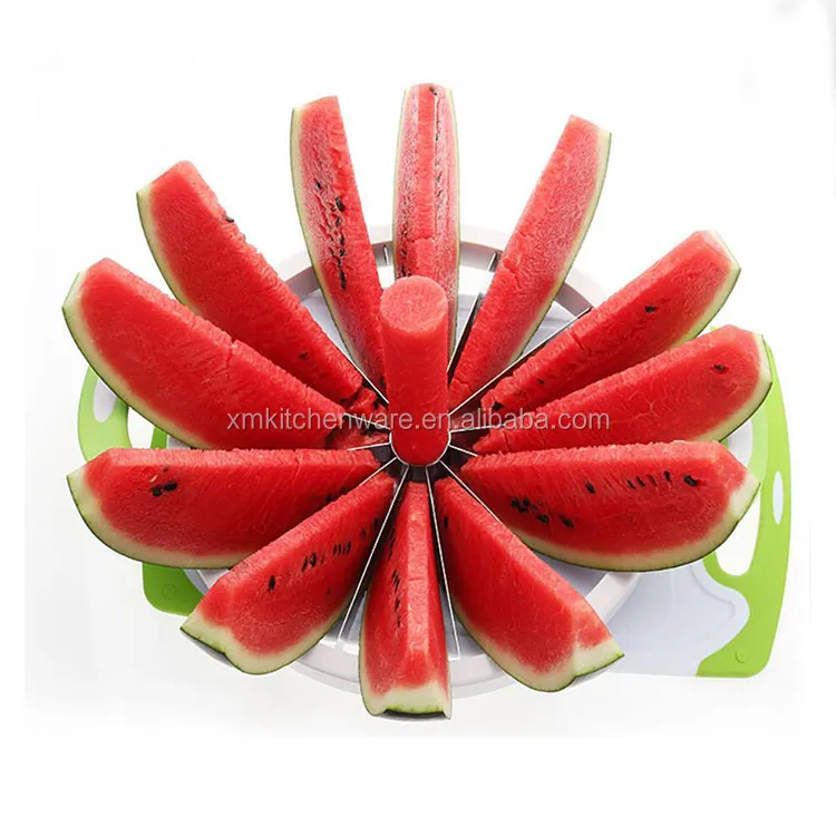 3 In 1 Wassermelonenschneider Cutter Obstteller Carving Melonenlöffel Küche