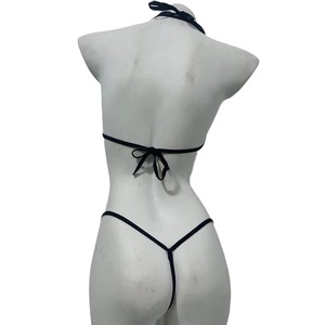 Lencería Sexy de una Pieza con Lazo, Estilo Popular, Traje de Sirvienta con Cordones, Mono para Mujer - Product Image 5