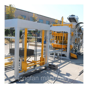 Hongfan qt6 15 vừa xi măng đường gạch lát máy làm khối bê tông máy làm trong Ghana - Product Image 4