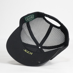 Gorras de camionero de gamuza con parches bordados de animales de 5 paneles al por mayor, gorras de malla Richardson, viseras de cuero personalizadas - Product Image 4