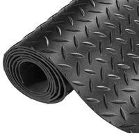 Custom Diamond Industrial Anti-Rutsch-Garagen boden matte 3mm dicke NBR & EPDM Gummi platte Roll Home Workshop