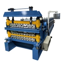 Machine automatique de tôlerie trapézoïdale IBR à triple couche pour toitures de entrepôts, usines, fermes et ateliers, galvanisée