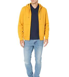 Sweat à capuche avec logo personnalisé Vente en gros Polyester Coton Jaune Sweat à capuche Mode décontractée Style sportif Sweatshirts à capuche - Product Image 5