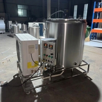 Pasteurisateur 100/150/200/300/500/1000 Litres, Pasteurisateur de Lait, Petite Machine de Pasteurisation de Jus avec Fonction de Refroidissement